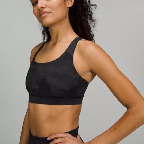 Lululemon Athletica Energy Bra With multi Straps Black Size 10 - Picture 6 of 6